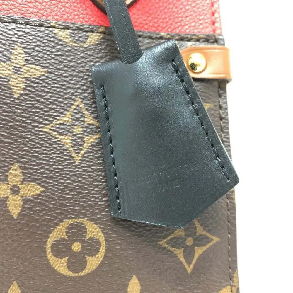LOUIS VUITTON Brown Monogram Canvas Tote Bag